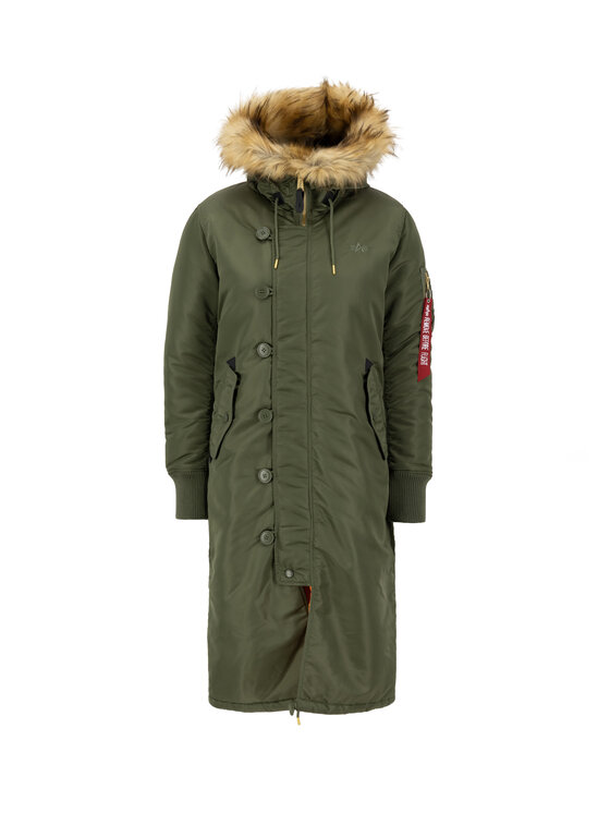 Alpha Industries Alpha Industries Parka 198013 Zielony Regular Fit