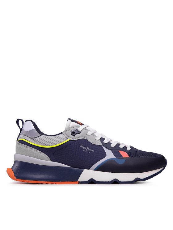 Pepe Jeans Pepe Jeans Sneakersy Britt Pro Man Tech PMS30832 Tmavomodrá