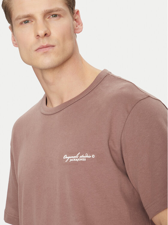 Jack & Jones Jack & Jones T-Shirt Boston 12272968 Brązowy Relaxed Fit