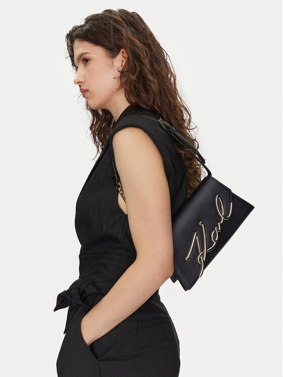 KARL LAGERFELD KARL LAGERFELD Rankinė A1W30037 Juoda