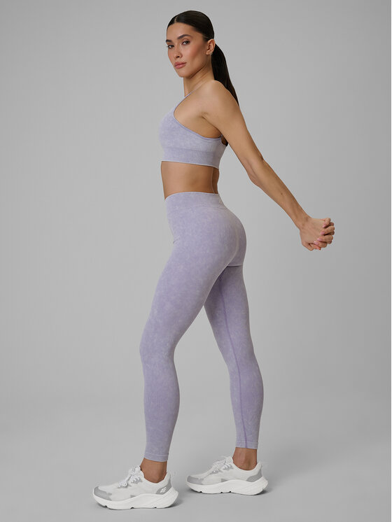 4F 4F Legginsy SOLAR PUNK Fioletowy Slim Fit