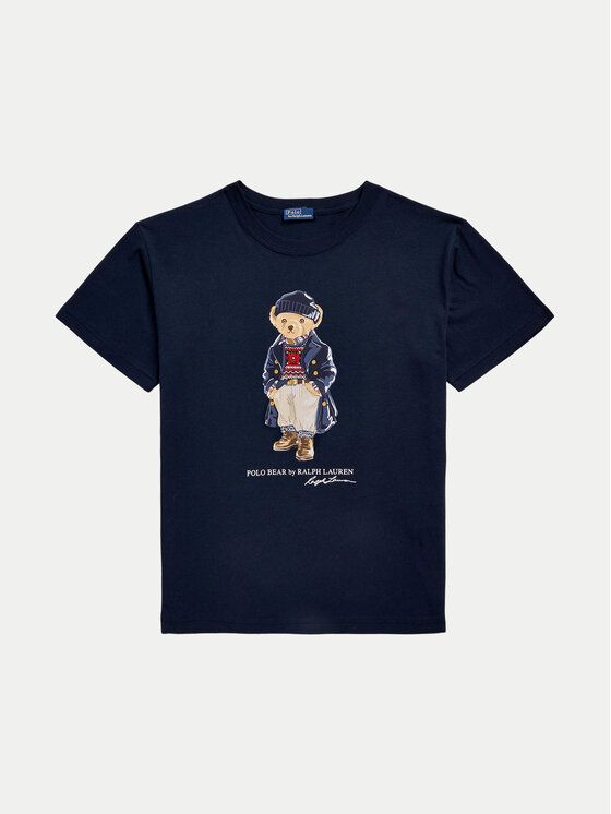 Polo Ralph Lauren Polo Ralph Lauren T-Shirt 211947944001 Granatowy Regular Fit