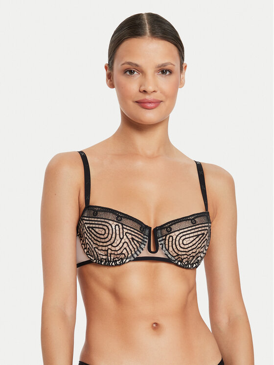 Chantelle Chantelle Pusiau dengta (balcony bra) liemenėlė Vibrate C018N7 Juoda