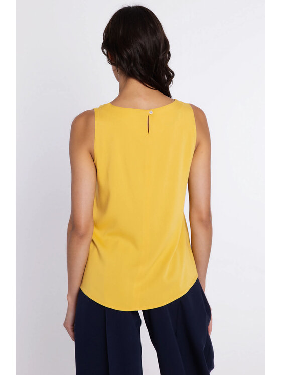 NIFE NIFE Halenka B224 Žlutá Modern Relaxed Fit