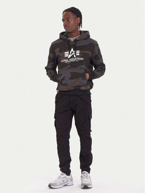 Alpha Industries Alpha Industries Hlače Combat 126215 Crna Slim Fit