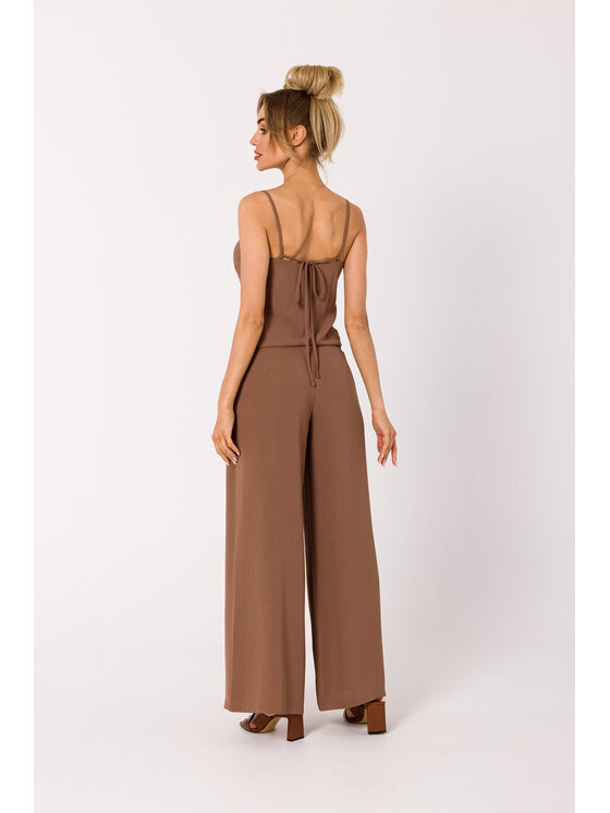 Made of Emotion Made of Emotion Jumpsuit M737 Marrone Premium Fit