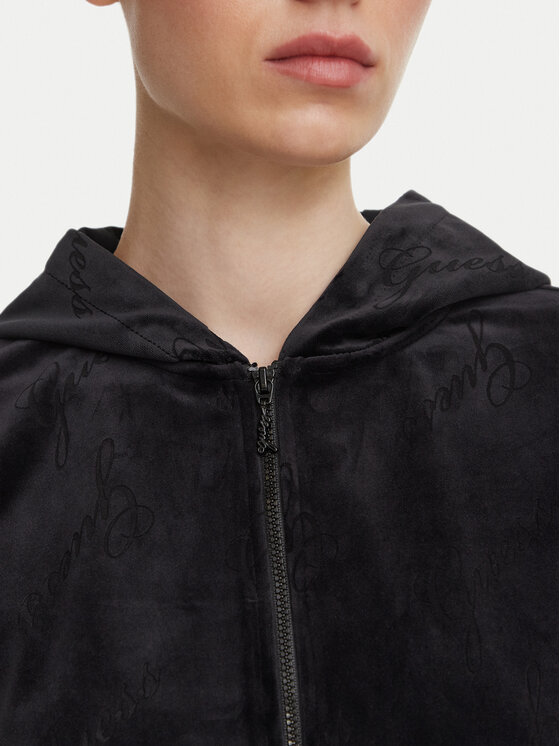 Guess Guess Світшот O6BQ01 K5061 Чорний Regular Fit