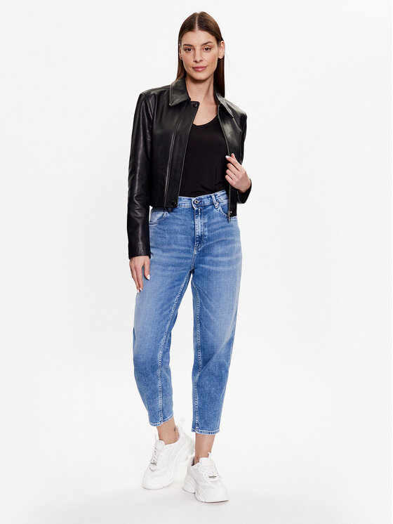 Culture Culture Marškinėliai Poppy 50105622 Juoda Slim Fit