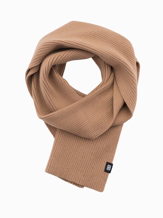 Ombre Ombre Szalik OM-ACSF-0119 Brązowy
