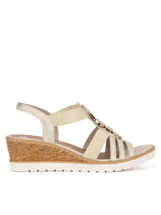 Sandale Rieker R6264-90 Auriu