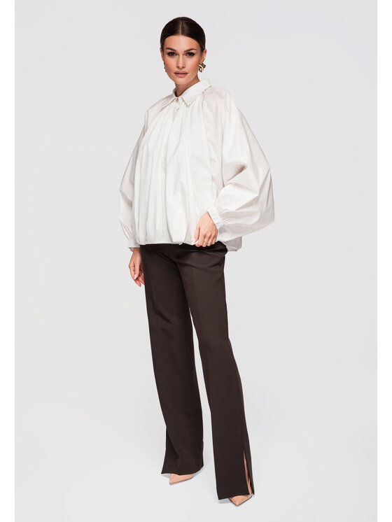 Ombre Ombre Koszula OW-SH-E0006 Biały Oversize