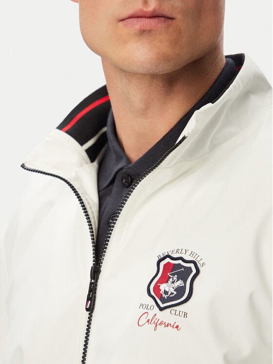 Beverly Hills Polo Club Beverly Hills Polo Club Демісезонна куртка P-SS26M-JK0991-0001 Білий Regular Fit