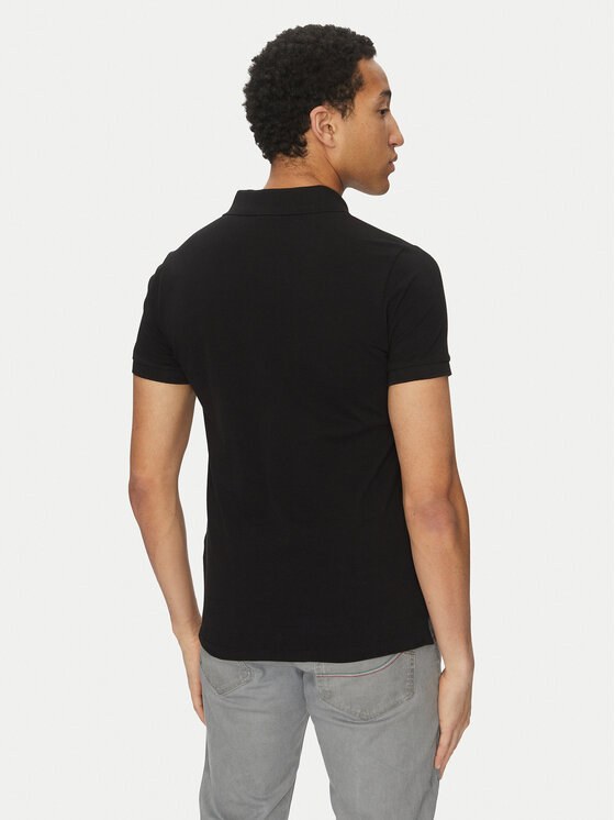 Geox Geox Polokošile M5511B T3240 F9000 Černá Regular Fit