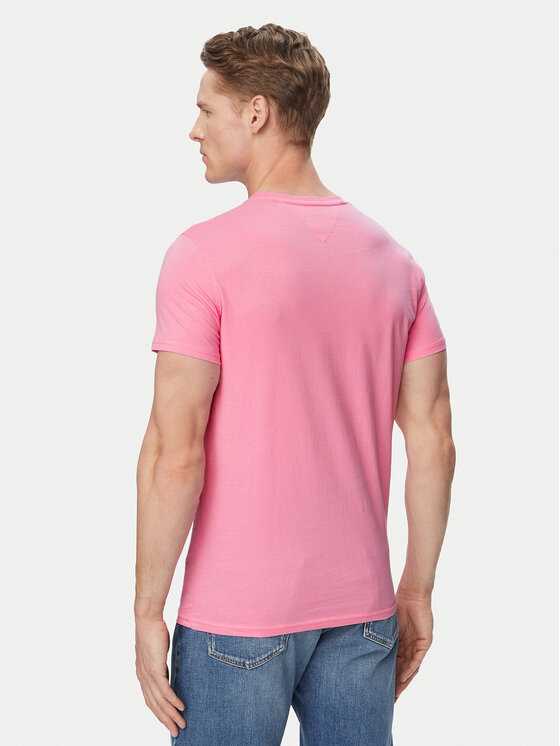 Tommy Jeans Tommy Jeans T-shirt DM0DM04411 Rosa chiaro Slim Fit