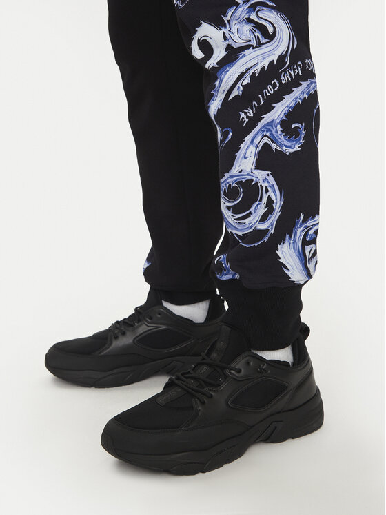 Versace Jeans Couture Versace Jeans Couture Donji dio trenerke 77GAA3C0 FS161 Crna Regular Fit