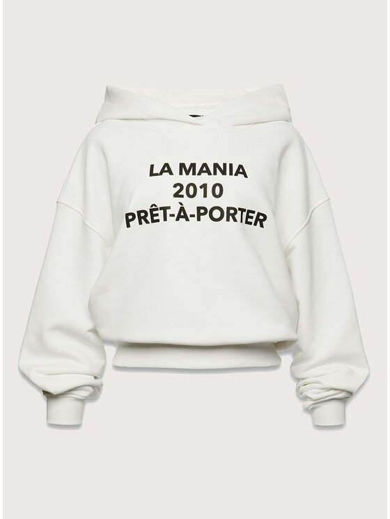 La Mania La Mania Felpa TAYLA Bianco Classic Fit