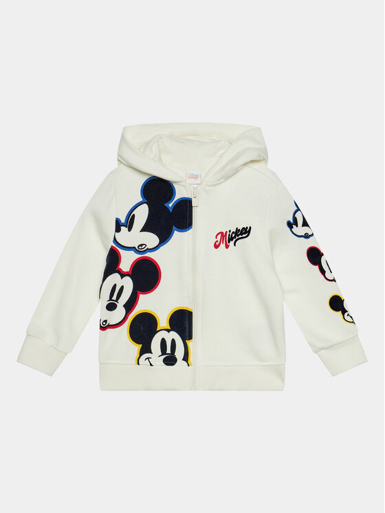 OVS OVS Majica dugih rukava MICKEY 1822339 Écru Regular Fit