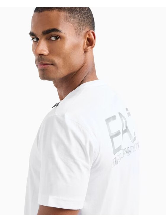 EA7 Emporio Armani EA7 Emporio Armani T-shirt 6DPT06 PJFFZ Bianco Regular Fit
