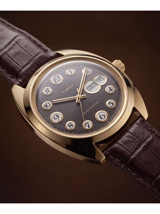Timex Timex Hodinky TW2Y82100 Hnedá