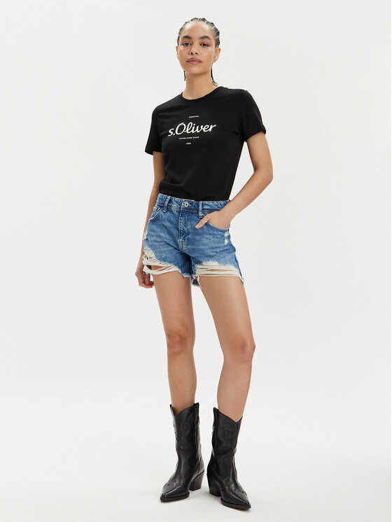 s.Oliver s.Oliver T-särk 2136463 Must Regular Fit