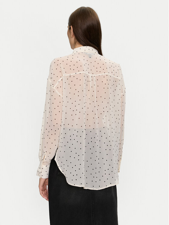 Brave Soul Brave Soul Πουκάμισο LSH-272DOTTICREA Εκρού Regular Fit