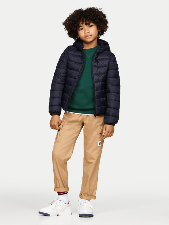 Tommy Hilfiger Tommy Hilfiger Puhovka KS0KS00584 D Mornarsko modra Regular Fit