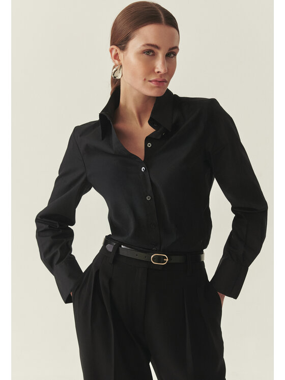 TATUUM Tatuum Košile ERWENNA Černá Classic Fit
