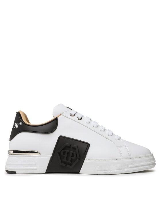 PHILIPP PLEIN PHILIPP PLEIN Sneakersy Hexagon FABS USC0263 PLE010N Biela