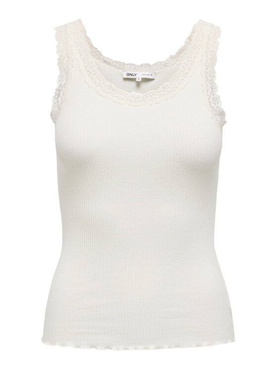 ONLY ONLY Top Sara 15345994 Creme Slim Fit