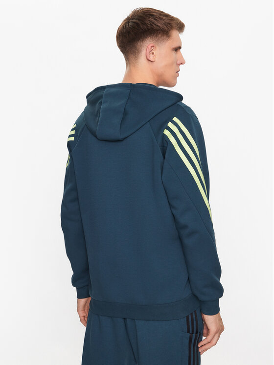 adidas Світшот Future Icons 3-Stripes Full-Zip Hoodie IJ8878 Бірюзовий  Regular Fit | Modivo.ua