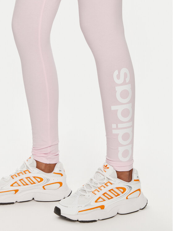 Leggings adidas grigio e rosa hotsell