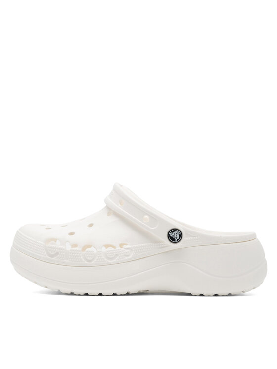 Crocs Crocs Шльопанці BAYA PLATFORM CLOG 208186-100 Білий