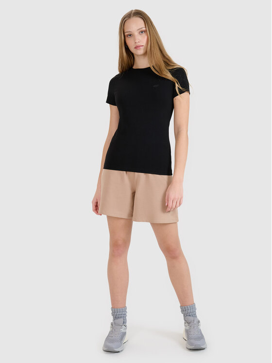 4F 4F Tričko NOS Biela Slim Fit