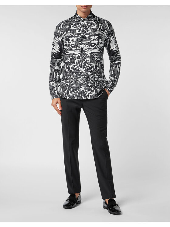 PHILIPP PLEIN PHILIPP PLEIN Koszula 9299 Czarny Regular Fit