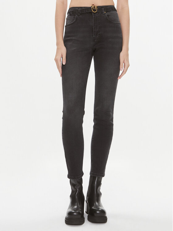 Pinko Traperice Susan 100161 A14A Siva Skinny Fit