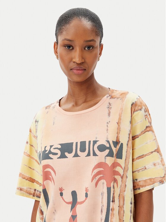 One Teaspoon One Teaspoon T-Shirt Its Juicy In Jamaica 26940 Oranžová Relaxed Fit