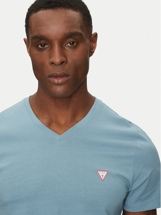 Guess Guess Футболка M2YI37 I3Z14 Голубий Slim Fit