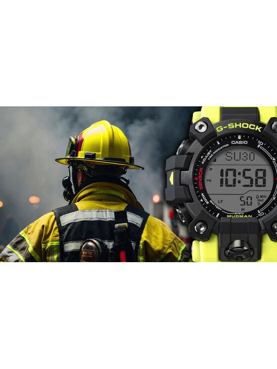 Casio Casio Zegarek GW-9500MRY-1A9ER Zielony