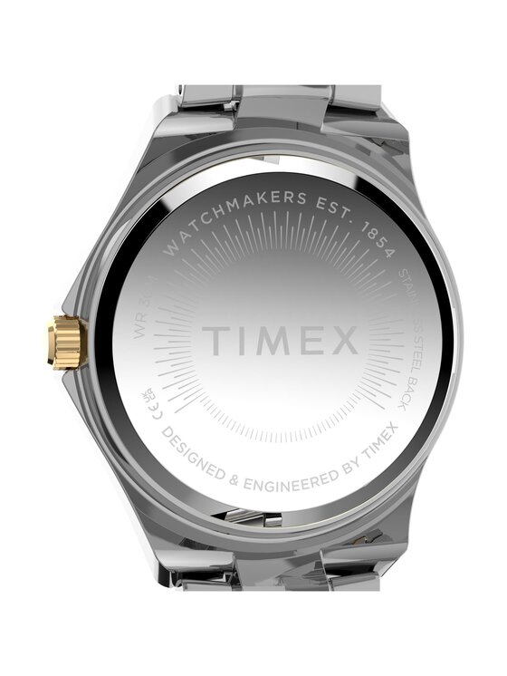 Timex Timex Zegarek TW6A04700 Srebrny