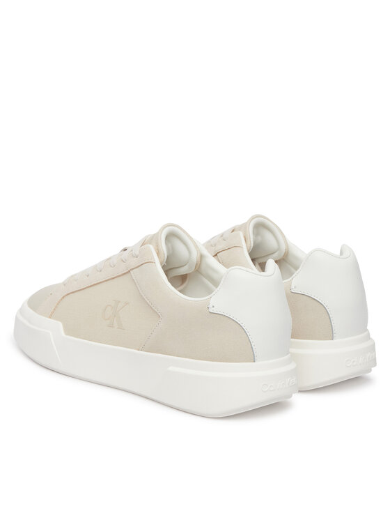 Calvin Klein Calvin Klein Laisvalaikio batai Chunky Cupsole Laceup Cv Mix HM0HM02238 Smėlio