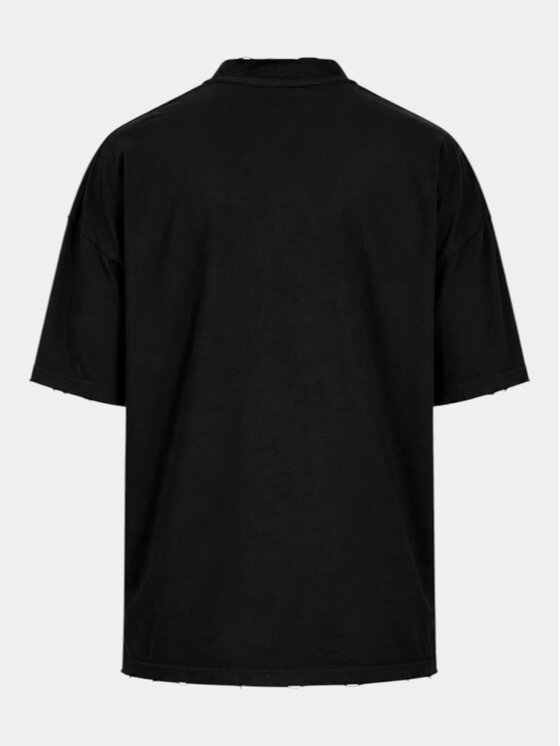 MADE BY SOCIETY MADE BY SOCIETY T-Shirt RAW FIT - T17577 Czarny Basic Fit