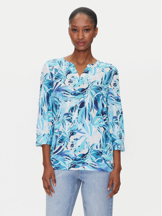 Olsen Olsen Bluse 11105044 Blau Regular Fit