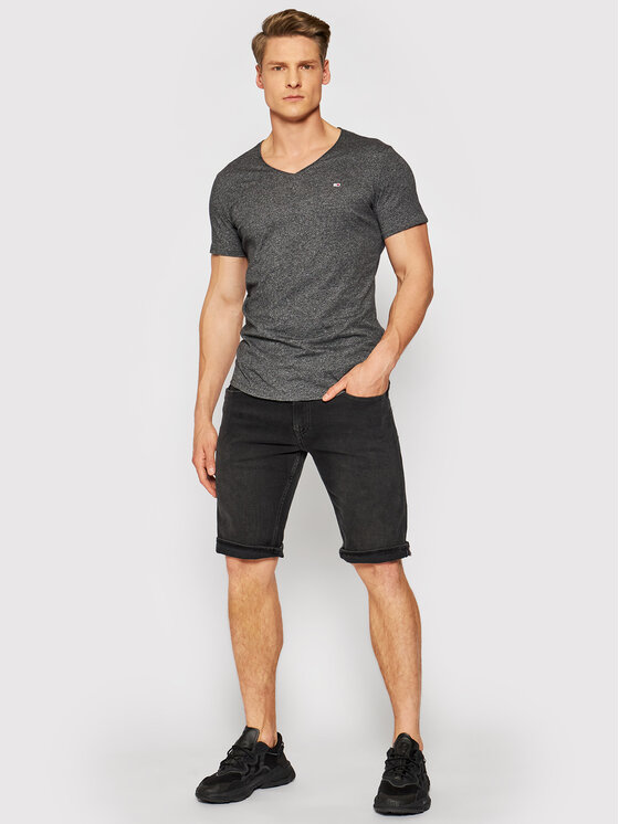 Tommy Jeans T-shirt Tjm Jaspe DM0DM09587 Grigio Slim Fit • Modivo.it