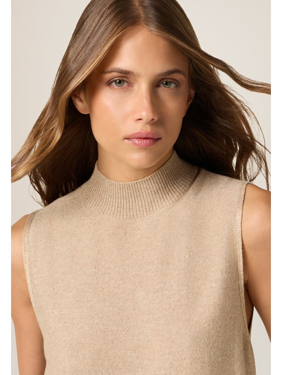 Oltre Oltre Cardigan M323J005063N012 Oro Slim Fit