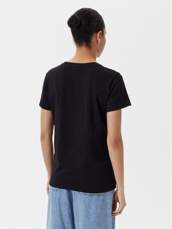 Liu Jo Sport Liu Jo Sport Тишърт TA5180 JS923 Черен Regular Fit