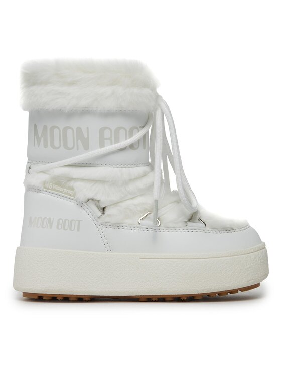Cizme de zăpadă Moon Boot Jtrack Faux Fur Wp 34300900002 Alb