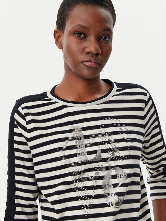 Olsen Olsen Bluzka 11201631 Czarny Regular Fit