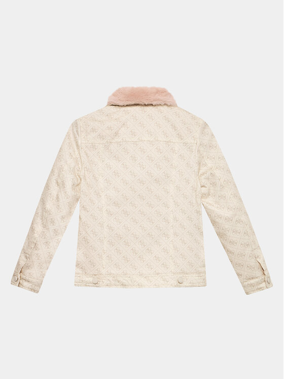 Guess Guess Преходно яке J3YL11 WCTF0 Бежов Regular Fit