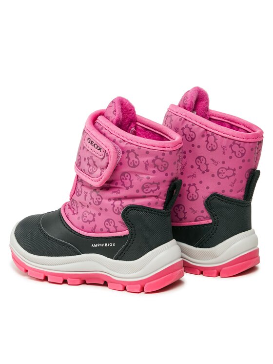 Geox Geox Μπότες Χιονιού B Flanfil Girl B Abx B263WG 0BCMN C0922 M Μαύρο