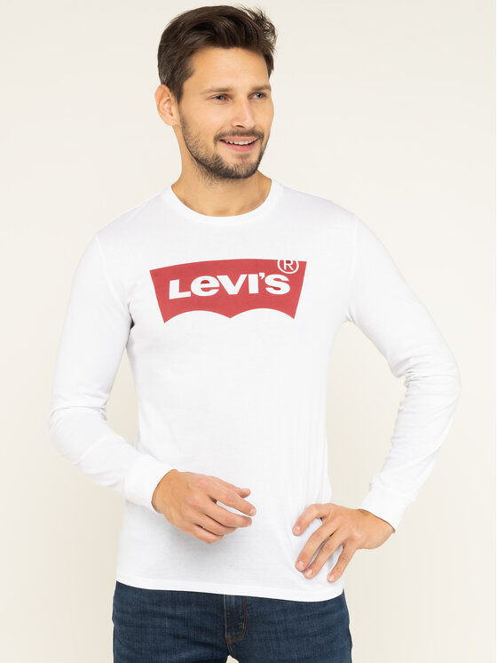 Levi's® Levi's® Longsleeve Graphic Tee 36015-0010 Weiß Regular Fit
